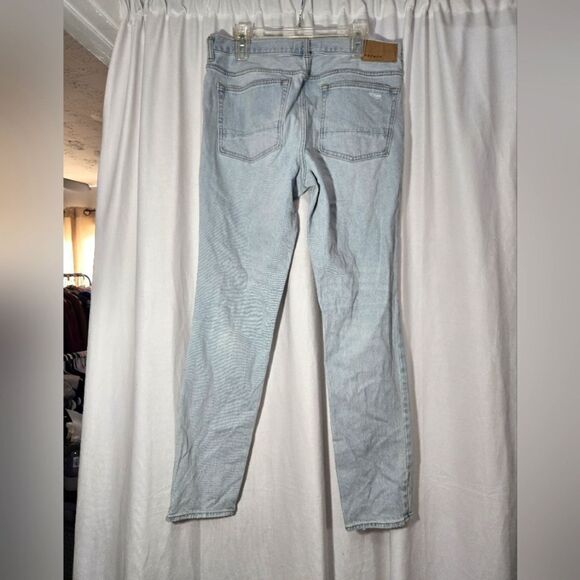 PacSun Light Ripped Stacked Skinny Jeans 34x32 - Picture 4 of 9